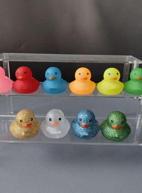 8号邻里奶茶店同款玩具发泄鸭小礼物捏捏叫减发泄玩具彩色灯夜光