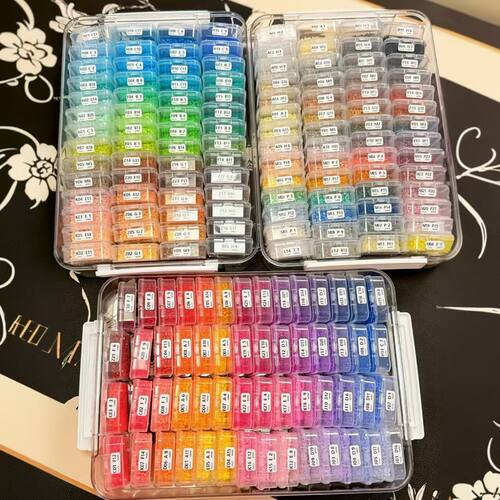 拼豆收纳盒分装盒子拼豆盒子diy透明塑料手工材料包收纳米珠配件 - 图3
