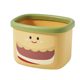 Mini desktop trash can small hamburger style cute living room garbage storage box bathroom face towel storage box