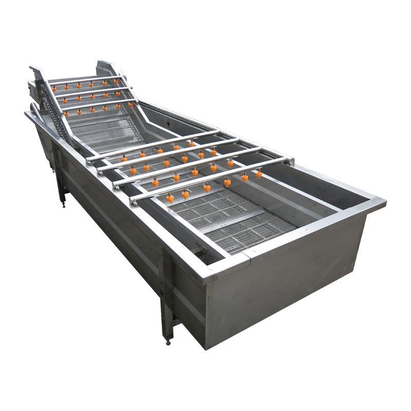 蔬菜鼓泡翻浪清洗设备洗菜洗果机水循环喷淋式果蔬气泡清洗机 - 图3