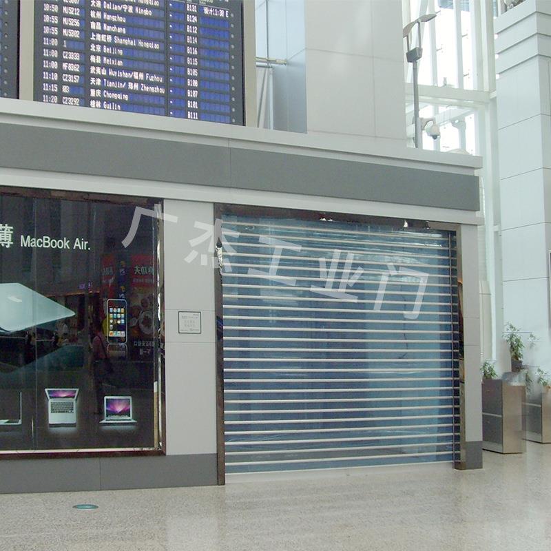 电动卷帘门商场商铺透视水晶卷帘门不锈钢电动水晶卷帘门 - 图2