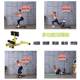 Home squat equipment auxiliary multi-functional small freehand squat rack buttocks and leg muscle training device