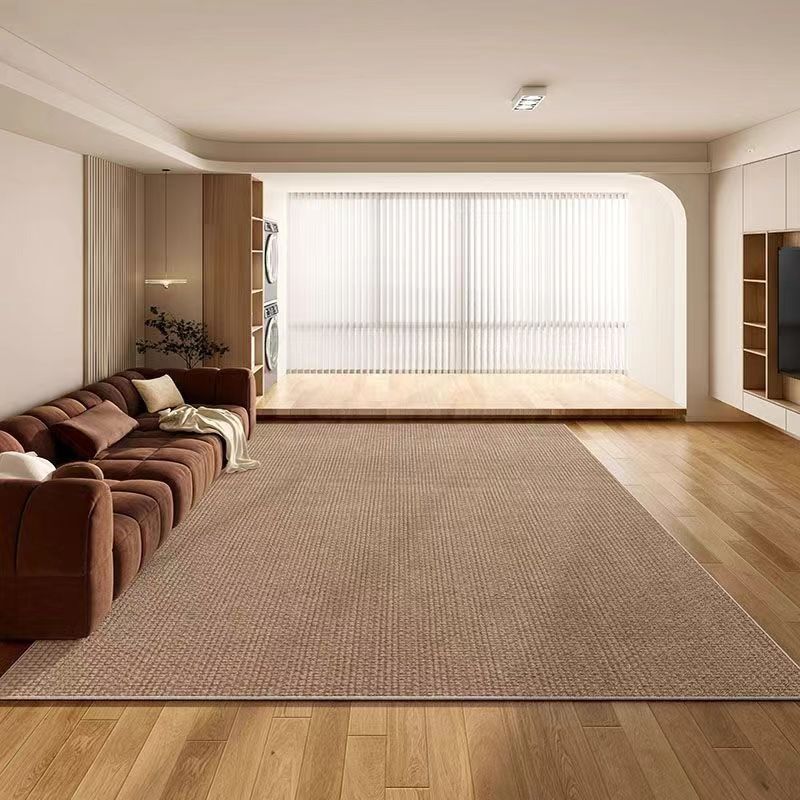纯色客厅地毯大面积全铺轻奢高级感耐脏易打理圈绒沙发茶几垫,淘宝优惠券,粉丝福利购,淘宝优惠卷