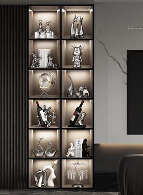 现代家庭客厅电视柜装饰高端无障碍豪华风格陶瓷大象酒柜餐具柜礼