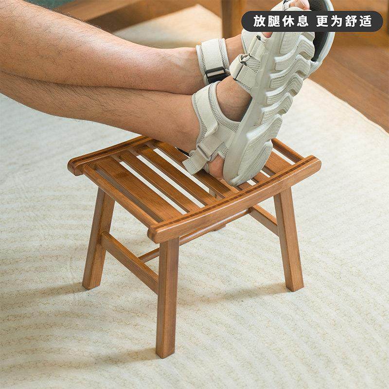 家用小马鞍阳台凳子新中式换鞋凳客厅沙发矮凳餐凳庭院板凳浴室凳,淘宝优惠券,粉丝福利购,淘宝优惠卷