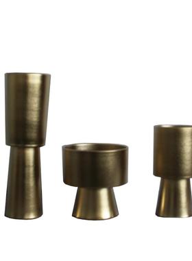 样板间玄关干花瓶现代家居软装饰品摆件客厅书房摆件直口陶瓷花瓶