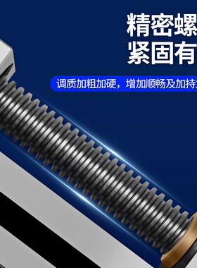 德国卡浦高精密平口钳磨床批士手动直角虎钳机用小型十字台钳小型