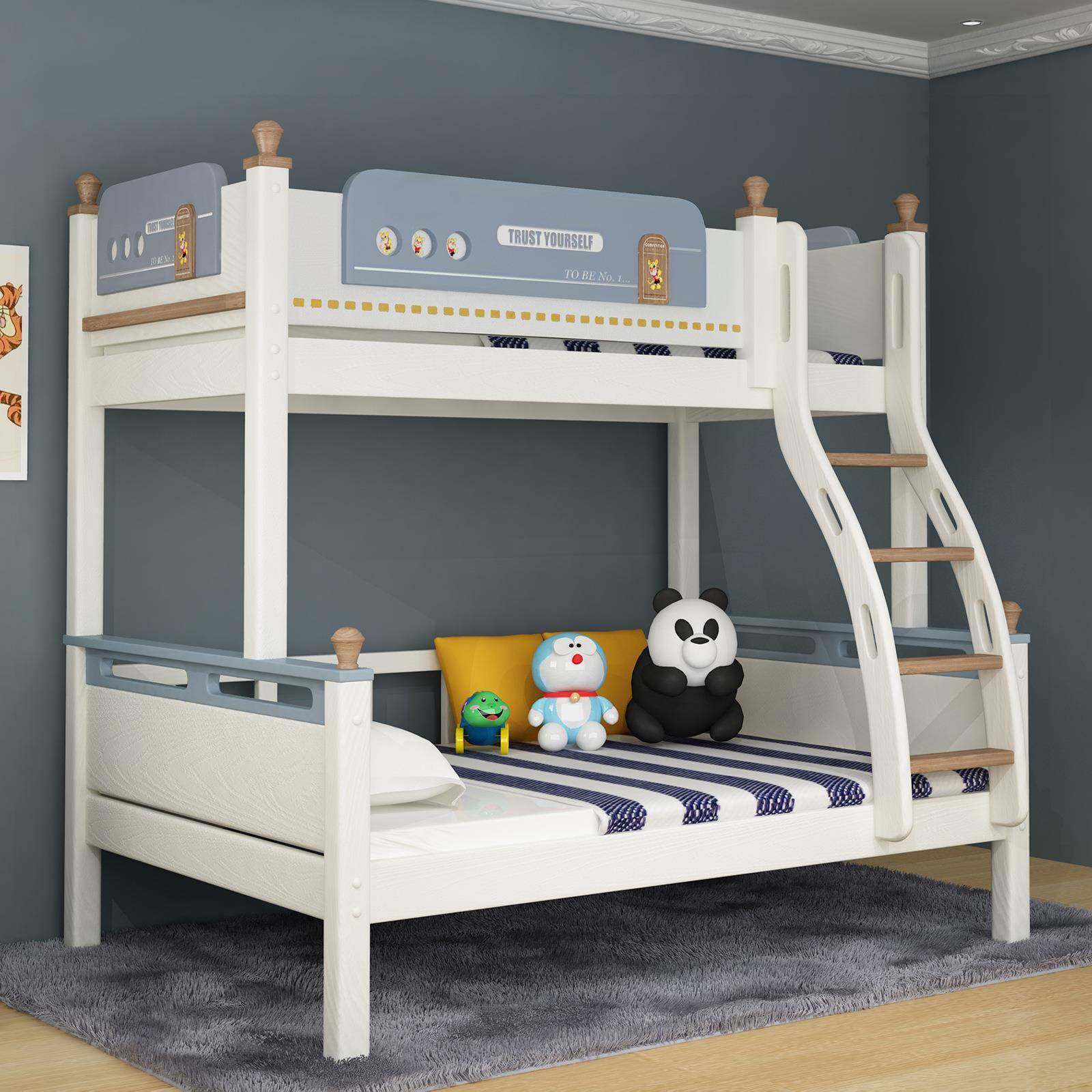 全实木上下床双层床子母床两层上下铺木床成年双人床高低床儿童床,淘宝优惠券,粉丝福利购,淘宝优惠卷