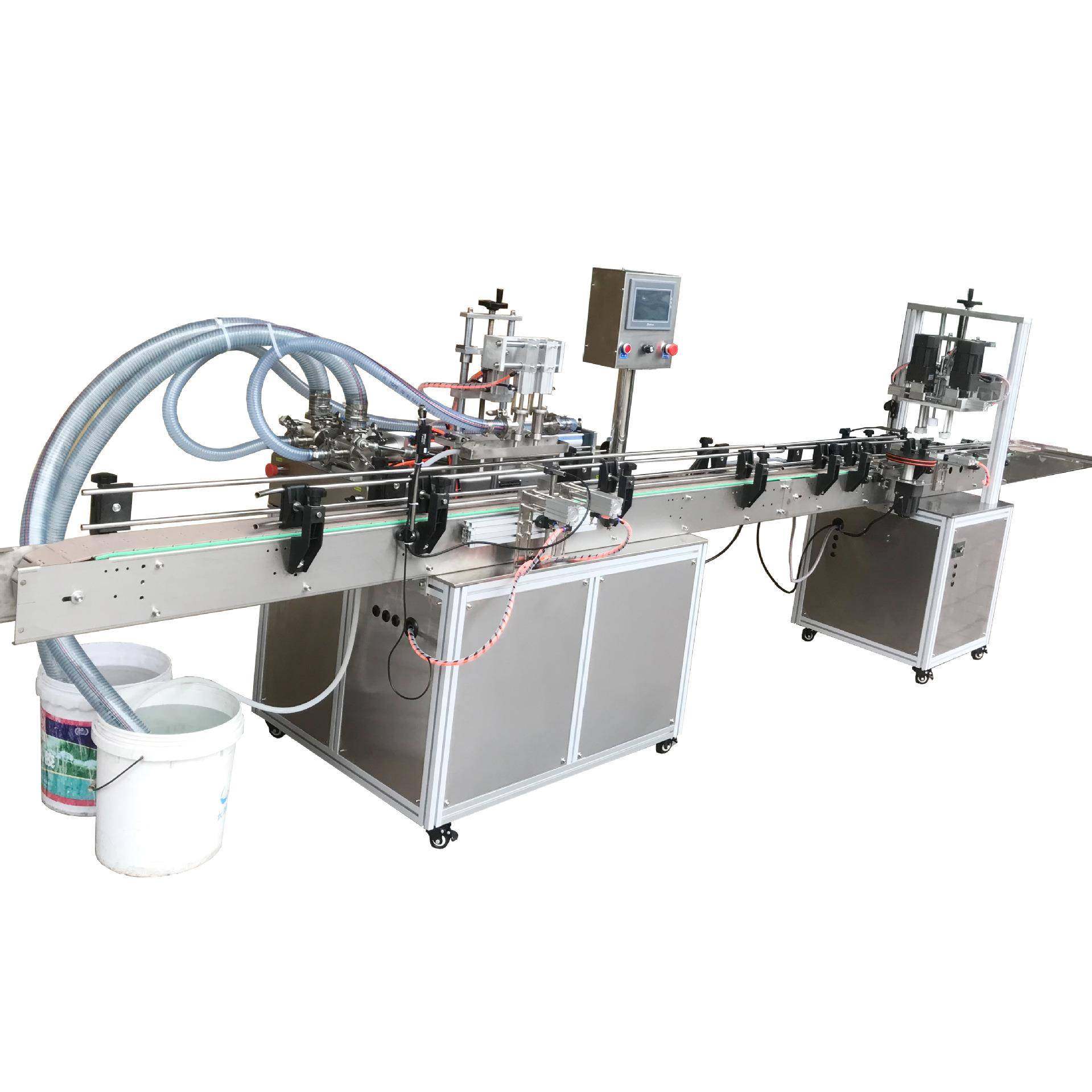 自动双头气动液体灌装旋盖线定制加工旋盖线全自动,淘宝优惠券,粉丝福利购,淘宝优惠卷