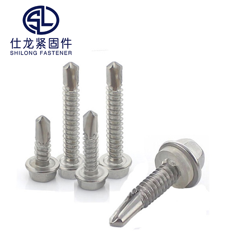 M4.2mm 410不锈钢六角钻尾螺钉/自攻自钻螺丝/燕尾螺丝钉 彩钢瓦 - 图0