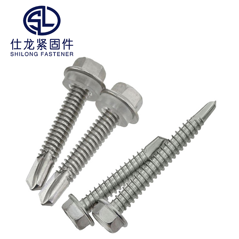 M4.2mm 410不锈钢六角钻尾螺钉/自攻自钻螺丝/燕尾螺丝钉 彩钢瓦 - 图1