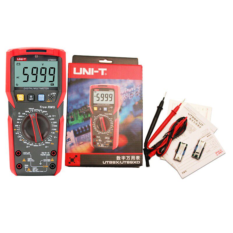 优利德ut89XD万用表数字高精度电工电流表测量LED 智能 NCV万能表 - 图3