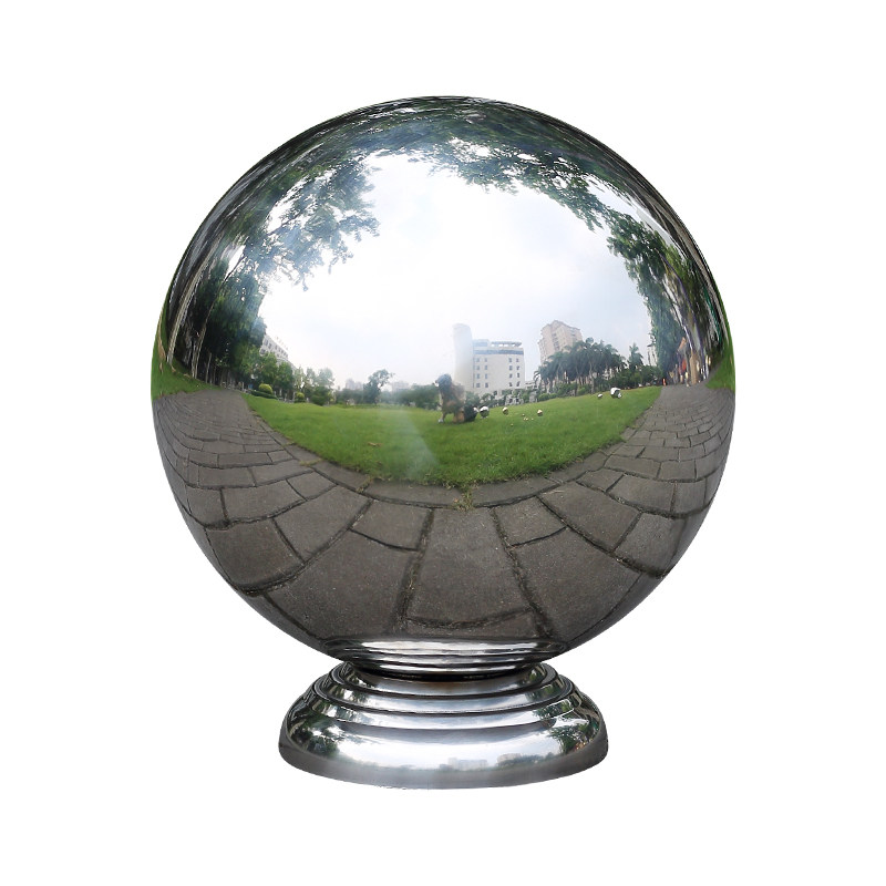 316不锈钢球楼梯护栏镜面装饰空心圆球围墙1.0大门柱圆球带座摆件,淘宝优惠券,粉丝福利购,淘宝优惠卷