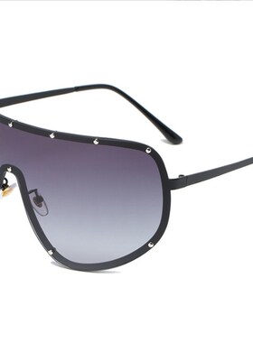 刘亦菲同款眼镜女级感茶色连体偏光墨镜一体式太阳眼镜时尚潮流