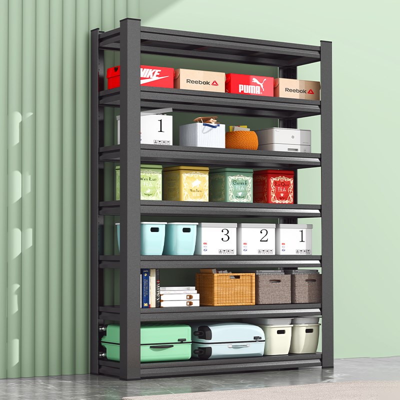 货架多层置物架家用阳台铁架子落地仓库储物架杂物工具钢制收纳架 - 图1