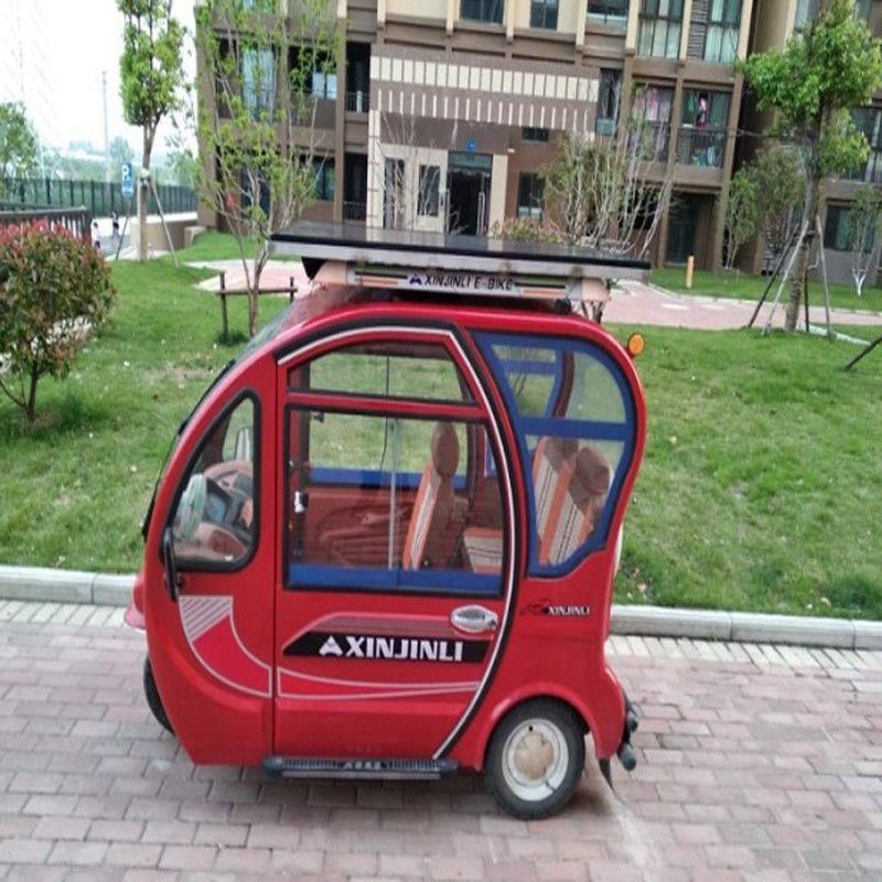 全新48V/60V/72V 太阳能板升压充电电动车三轮车专用光伏发电系统 - 图1