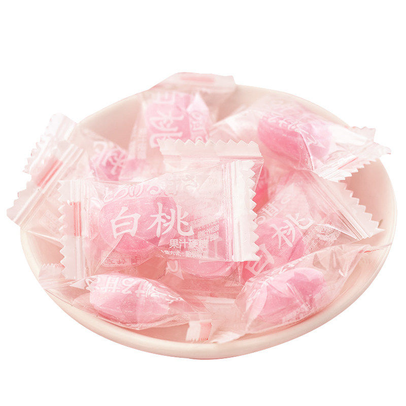 夏目友人白桃水果硬糖小零食糖果批发喜糖婚糖商用门店过新年礼物,淘宝优惠券,粉丝福利购,淘宝优惠卷