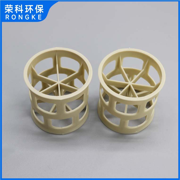 PPH鲍尔环废气净化塔冷却塔填料优化流体分布高效传质聚丙烯填料 - 图0