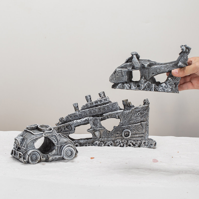 创意个性仿海底沉物造型假山装饰鱼缸造景家居客厅盆栽盆景摆件,淘宝优惠券,粉丝福利购,淘宝优惠卷