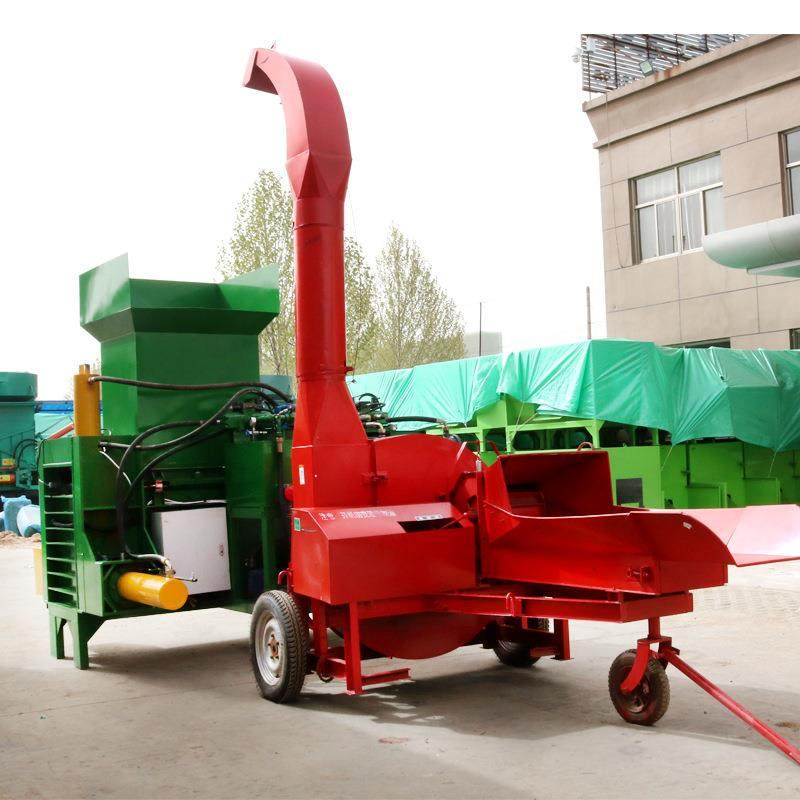 高喷揉丝机自动进料玉米秸秆粉碎机大型畜牧业青储铡草粉碎揉丝机 - 图2