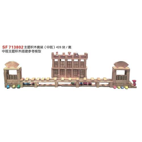 幼儿园主题积木套装大型实心积木拼搭玩具游戏构建小中大班包邮 - 图2