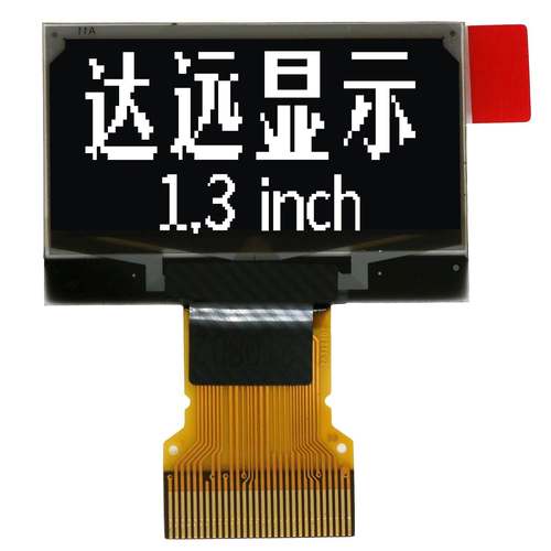 达远 1.3寸单色白光30PIN插接 智能穿戴12864OLED显示屏SH1106G - 图1