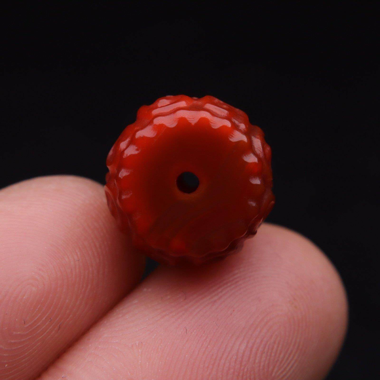 保真凉山满肉满色南红玛瑙回纹鼓珠桶珠算盘珠散珠DIY配饰新品,淘宝优惠券,粉丝福利购,淘宝优惠卷