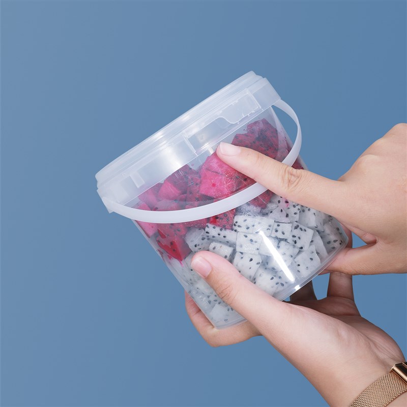 加厚食品级透明包装桶食品坚果奶茶烤梨甜品水果外带盒打包桶整包 - 图2