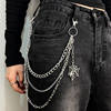 Trouser chain waist chain belt decorative chain punk ins chain