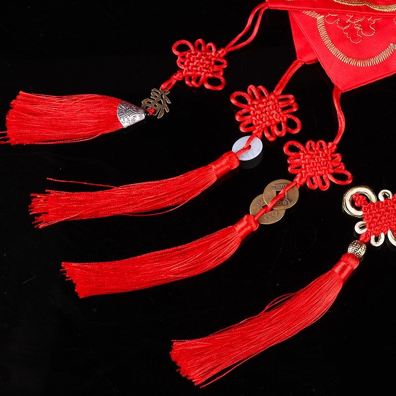 红盖头新娘中式婚礼新款结婚流苏秀禾服红色盖头高档头纱秀禾蒙头,淘宝优惠券,粉丝福利购,淘宝优惠卷