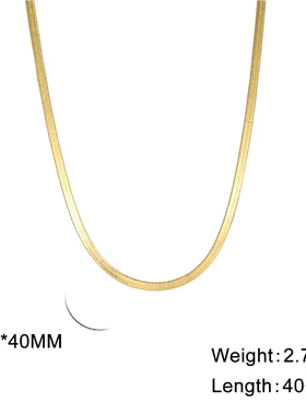 不锈钢刀片链欧美新款男女款项链个性钛钢锁骨项链刀片链钛钢项链