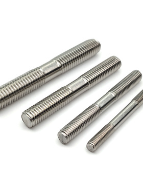 201不锈钢双头螺栓两头加长螺杆双头螺丝M6M8M10M12M16mm*150*200