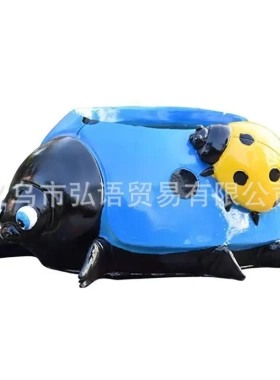 新花盆花园布置花盆园林微景观花园园林广场树脂工艺