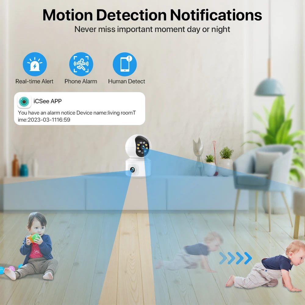 CC-TV HD 4K WiFi IP Security Camera Home Baby Pet Monitor - 图0