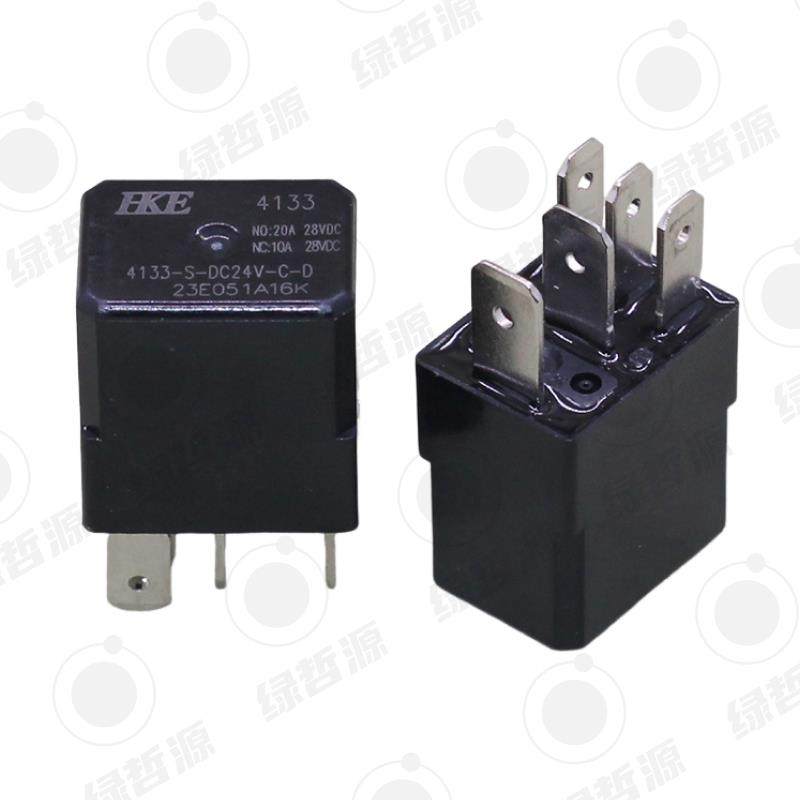 HKE继电器4133-S-DC24V-A-D-ZZ 20A 28VDC 5脚带二极管 豪沃悍将 - 图2