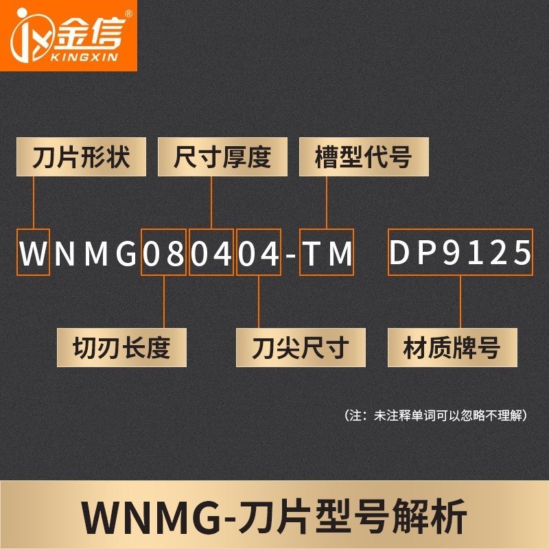 铝用桃型刀片铝棒专用车刀粒08铝合金wnmg080404铜铝车刀片数控02 - 图1
