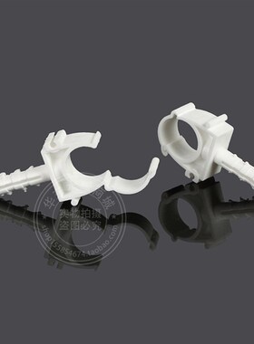 PVC/ppr管卡 带膨胀塑料U型卡/管卡/扣卡/线卡/固定卡/立卡涨卡