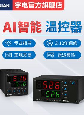 宇电智能温控仪YUDIAN温控器518P/AI-208/207/AI-516/AI808P/708