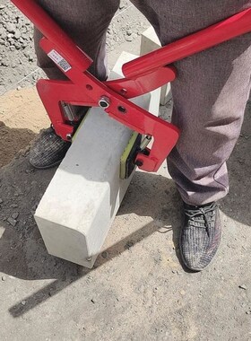 石材夹具路沿石夹子路沿石安装工具双人擡夹具大理石板夹路边石夹