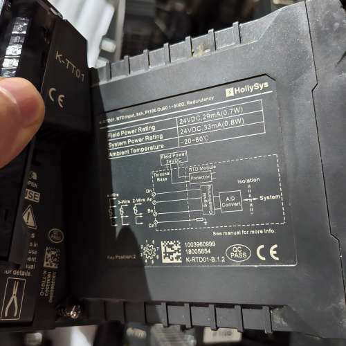 和利时HollySys K-RTD01温度传感器模块，带底座议价 - 图3