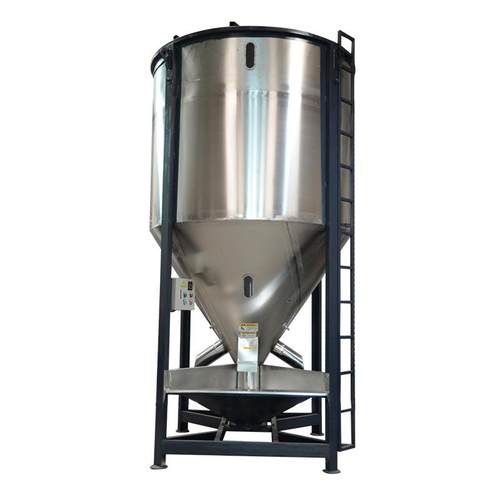 上海塑料颗粒高温干燥搅拌机加厚不锈钢搅拌机立式螺旋拌料机厂 - 图3