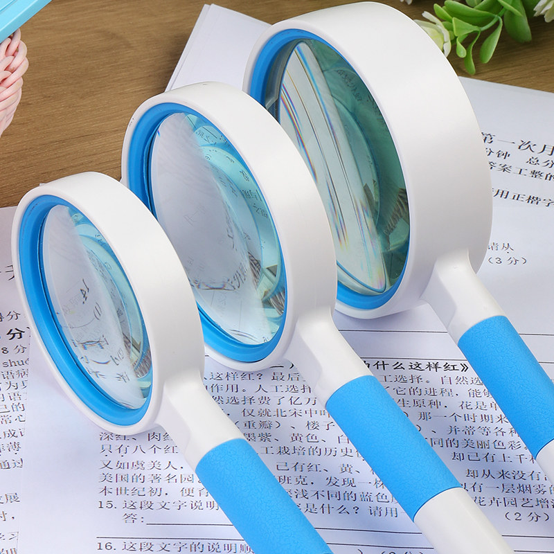 儿童宝宝放大镜小学生幼儿园防摔玩具学生专用手持科学观察植物放,淘宝优惠券,粉丝福利购,淘宝优惠卷