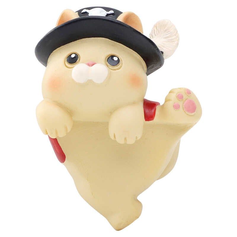 可爱戴帽子猫猫爬缸小摆件创意个性盆栽鱼缸庭院花盆猫咪装饰挂件,淘宝优惠券,粉丝福利购,淘宝优惠卷