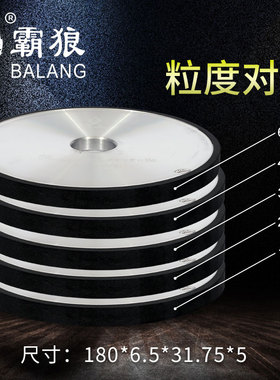 钨钢硬质合金SDC砂轮霸狼树脂金刚石砂轮片180手摇小平面磨床砂轮