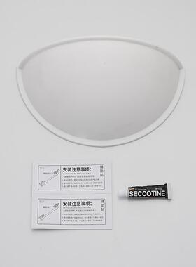 家用带挡头防溅尿大号蹲便器蹲坑陶前瓷蹲厕挡水便池带挡板带s弯