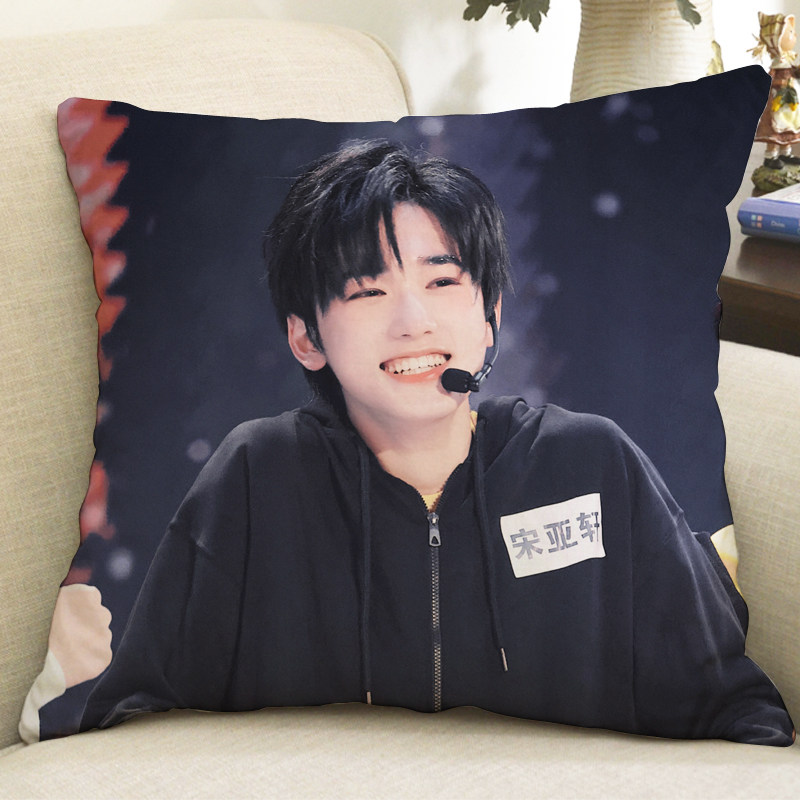 宋亚轩周边定制抱枕时代少年团刘耀文同款海报玩偶生日礼物靠垫,淘宝优惠券,粉丝福利购,淘宝优惠卷