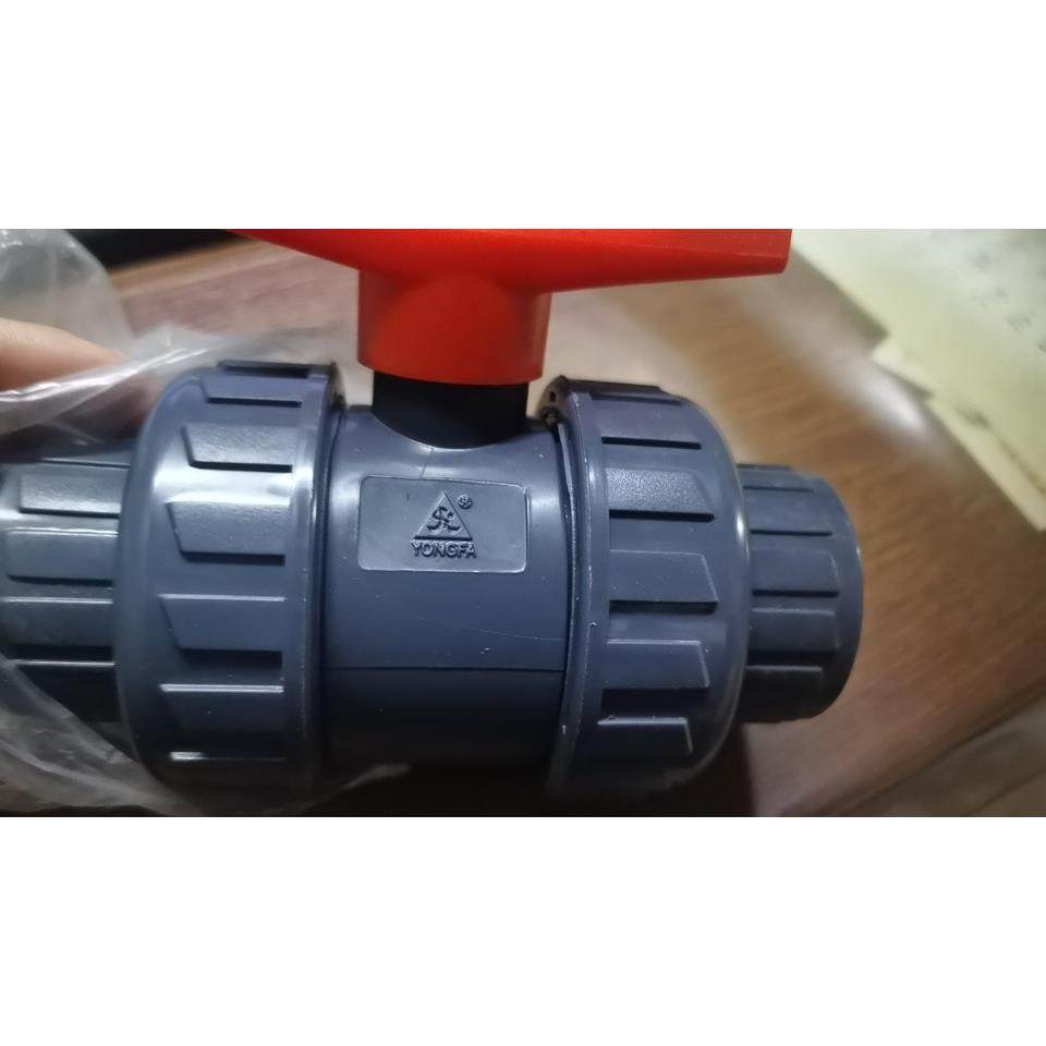 YONGFA永发 UPVC双由令球阀 双活接球阀DN15 20 25 32 40 50 65--,淘宝优惠券,粉丝福利购,淘宝优惠卷