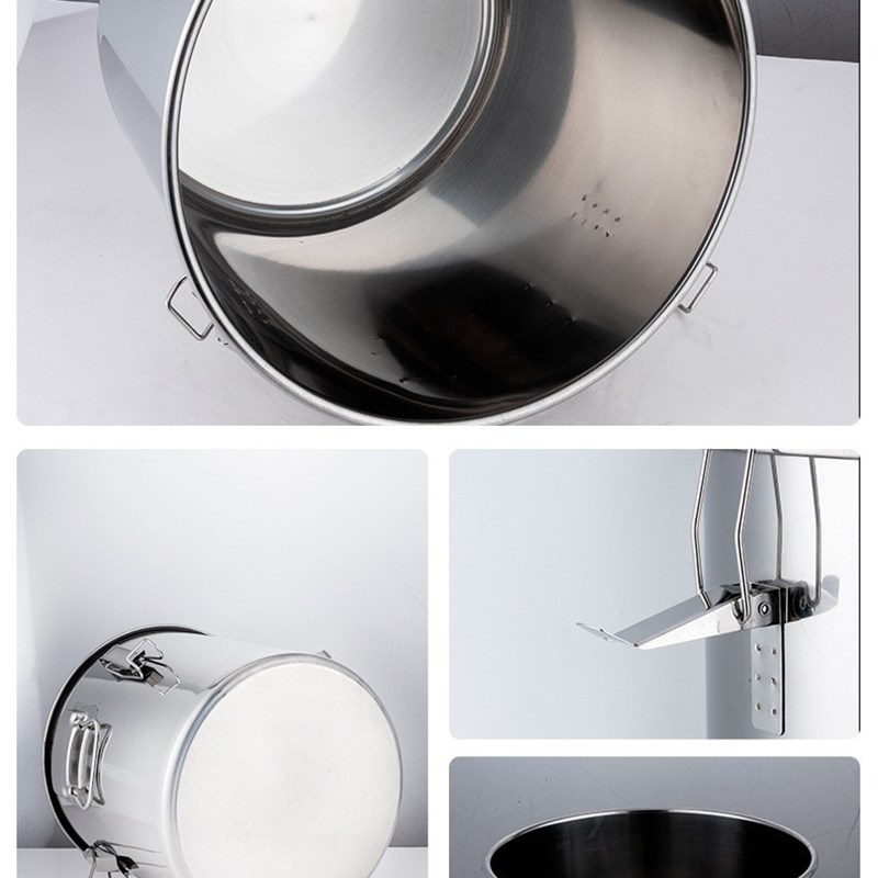 不锈钢密封桶304食品级米桶防虫防潮家用不锈钢桶发酵桶酿酒桶罐 - 图2