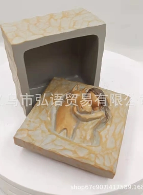 新款情侣收纳盒 情人节摆饰 树脂工艺品居家装饰品礼品