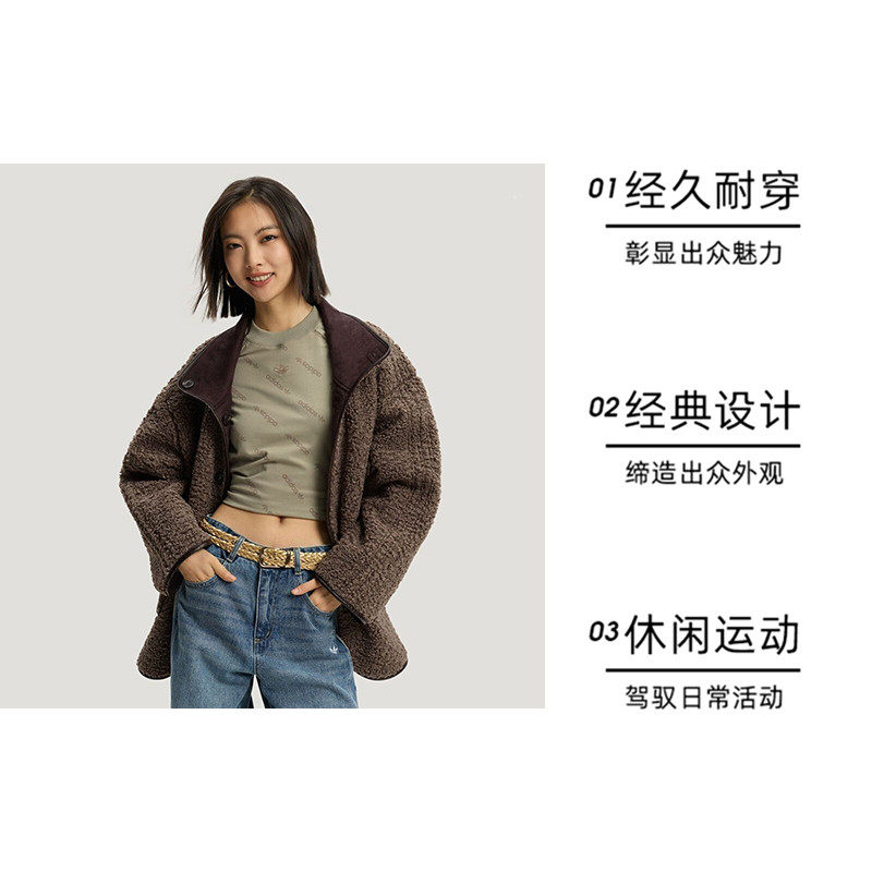 【自营】马年系列|adidas三叶草新年夹克女子运动休闲外套KT3146,淘宝优惠券,粉丝福利购,淘宝优惠卷